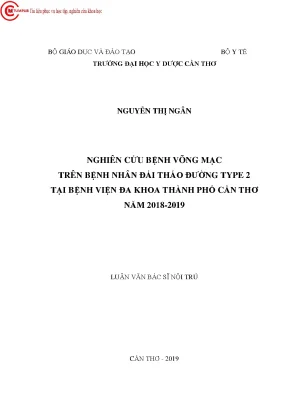 Nghiên Cứu Bệnh Võng Mạc Đái Tháo Đường Type 2 Tại Bệnh