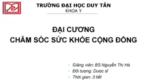 Chăm Sóc Sức Khỏe Cộng Đồng: Vai Trò và Chức Năng của