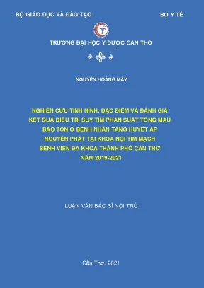 Đánh Giá Kết Quả Điều Trị Suy Tim Phân Suất Tống Máu Bảo