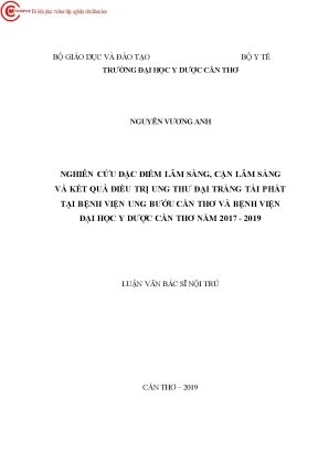 Nghiên Cứu Đặc Điểm và Kết Quả Điều Trị Ung Thư Đại