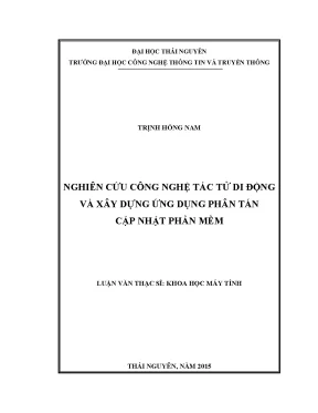 Nghiên Cứu Tác Tử Di Động và Ứng Dụng Phân Tán Cập Nhật