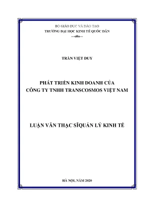 Phát Triển Kinh Doanh Tại Công Ty TNHH Transcosmos Việt Nam