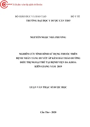 Nghiên Cứu Tình Hình Sử Dụng Thuốc Điều Trị Tăng Huyết