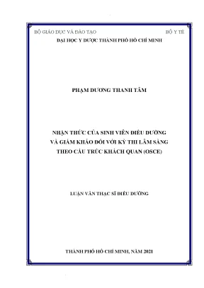 Nhận Thức Của Sinh Viên Điều Dưỡng Về Kỳ Thi Lâm Sàng OSCE