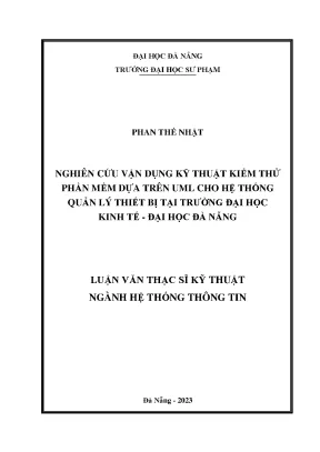Nghiên Cứu Ứng Dụng Kỹ Thuật Kiểm Thử Phần Mềm Dựa Trên
