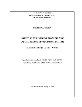 Nâng Cao Độ Chính Xác Cơ Cấu Ăn Dao Trong Gia Công Cơ Khí
