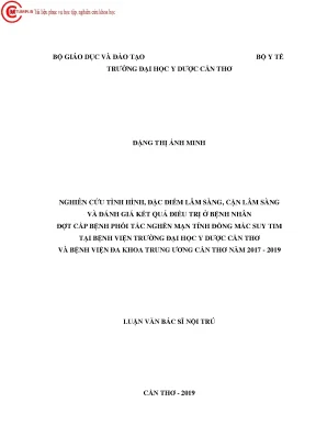 Nghiên Cứu Đặc Điểm Lâm Sàng và Kết Quả Điều Trị Bệnh