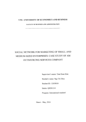 Mạng Xã Hội Trong Marketing Doanh Nghiệp Nhỏ và Vừa:
