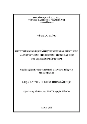 Phát Triển Năng Lực Tái Hiện Hình Tượng và Tưởng Tượng 