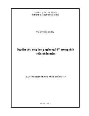 Nghiên Cứu Ứng Dụng Ngôn Ngữ F* Trong Phát Triển Phần Mềm