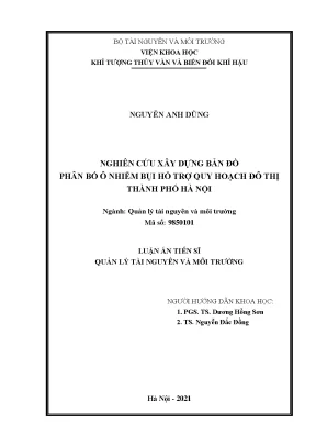 Nghiên Cứu Bản Đồ Phân Bố Ô Nhiễm Bụi Hỗ Trợ Quy Hoạch