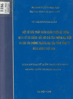 Giải pháp hoàn thiện quản lý tài chính cho văn phòng đại