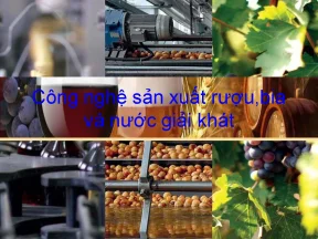 Công nghệ sản xuất rượu bia và nước giải khát