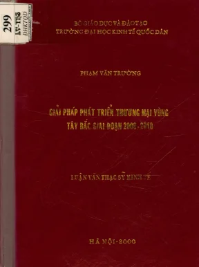 Giải Pháp Phát Triển Thương Mại Vùng Tây Bắc Giai Đoạn