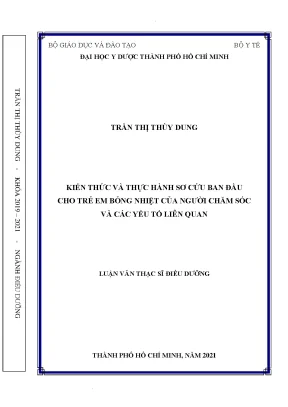 Sơ Cứu Ban Đầu Cho Trẻ Em Bỏng Nhiệt: Kiến Thức và Thực