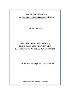Giải Pháp Giảm Thiểu Kiệt Sức Trong Công Việc Tại Công