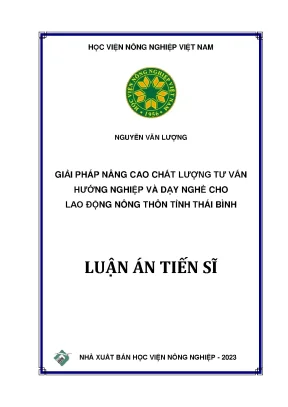 Giải Pháp Nâng Cao Chất Lượng Tư Vấn Hướng Nghiệp và Dạy