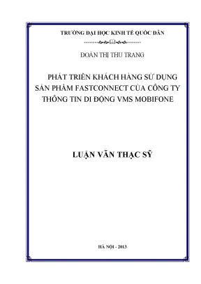 Phát Triển Khách Hàng Sử Dụng Sản Phẩm FastConnect Của