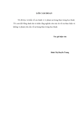 Nghiên Cứu Xây Dựng và Tổ Chức Chương Trình Xúc Tiến
