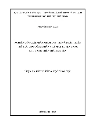 Giải Pháp Duy Trì và Phát Triển Thể Lực Cho Công Nhân 
