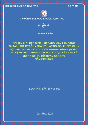 Nghiên Cứu Kết Quả Phẫu Thuật Nội Soi Khoét Chũm Trong