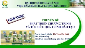 Phát Triển Chương Trình Đào Tạo Tại Đại Học Quốc Gia Hà Nội