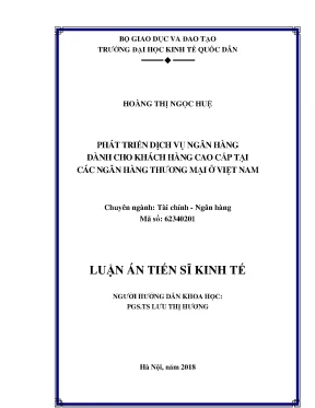 Phát Triển Dịch Vụ Ngân Hàng Cao Cấp Tại Việt Nam