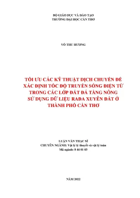 Tối Ưu Kỹ Thuật Dịch Chuyển Để Xác Định Tốc Độ Truyền