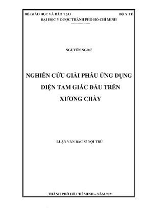 Giải Phẫu Ứng Dụng Diện Tam Giác Đầu Trên Xương Chày