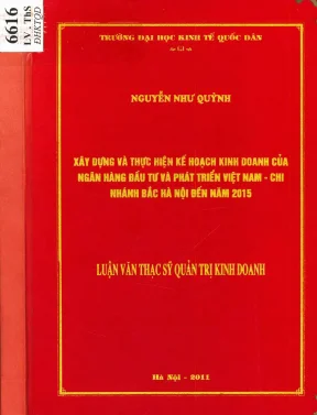 Kế Hoạch Kinh Doanh Ngân Hàng Đầu Tư và Phát Triển Việt