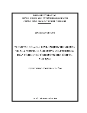 Tương Tác Giữa Các Bên Liên Quan Trong Quản Trị Nhà Nước