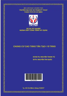 Đồ Án Tốt Nghiệp Chung Cư Cao Tầng Tân Tạo I 15 Tầng