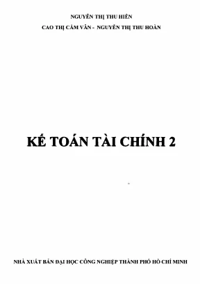 Hướng Dẫn Chi Tiết Về Kế Toán Tài Chính 2