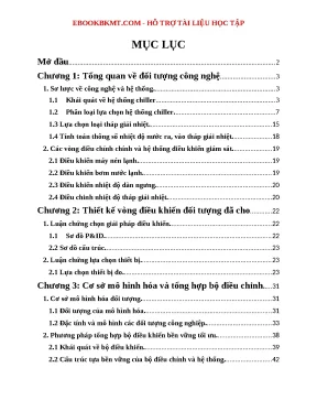 Thiết kế hệ thống điều chỉnh nhiệt độ cho tháp giải 