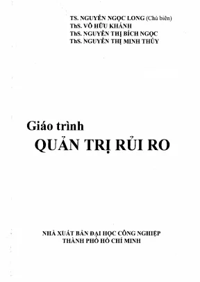 Quản Trị Rủi Ro: Kiến Thức Cơ Bản và Ứng Dụng Trong 