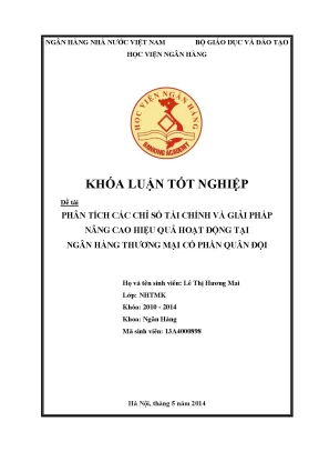 Phân Tích Chỉ Số Tài Chính và Giải Pháp Nâng Cao Hiệu