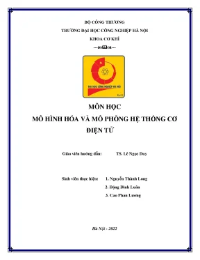 Hệ Thống Điều Khiển Động Cơ Điện Một Chiều, Hệ Treo Xe