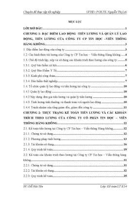 Nâng cao hiệu quả quản lý lao động và tiền lương tại