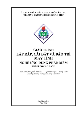 Giáo Trình Lắp Ráp, Cài Đặt và Bảo Trì Máy Tính Chuyên 