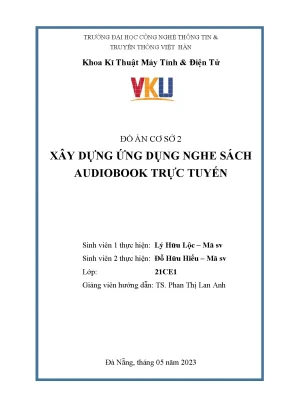 Xây Dựng Ứng Dụng Nghe Sách Audiobook Trực Tuyến