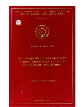 Phát Triển Hệ Thống Kho Bãi Tại Các Cảng Khu Vực Hải Phòng