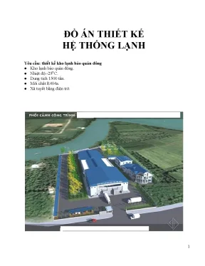 Thiết Kế Hệ Thống Kho Lạnh Bảo Quản Đông 1500 Tấn