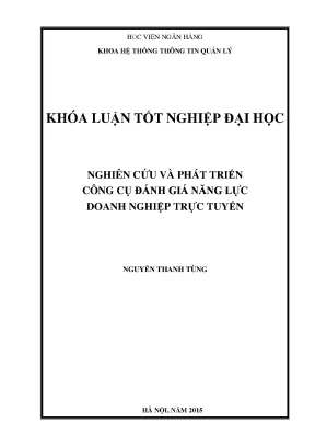 Nghiên Cứu Phát Triển Công Cụ Đánh Giá Năng Lực Doanh