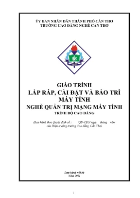 Giáo Trình Lắp Ráp, Cài Đặt và Bảo Trì Máy Tính Nghề 