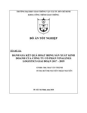 Đánh Giá Hoạt Động Kinh Doanh Của Vinalines Logistics