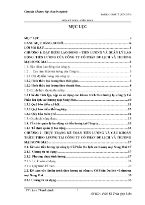 Nâng cao hiệu quả kế toán tiền lương tại Công ty Cổ phần