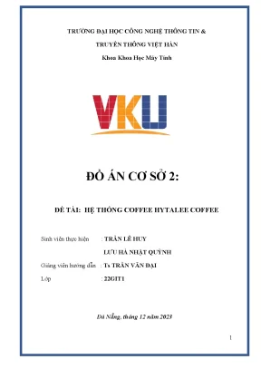Hệ Thống Coffee HytaLee: Giải Pháp Kinh Doanh Hiện Đại
