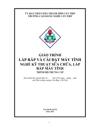 Giáo Trình Lắp Ráp và Cài Đặt Máy Tính Trung Cấp