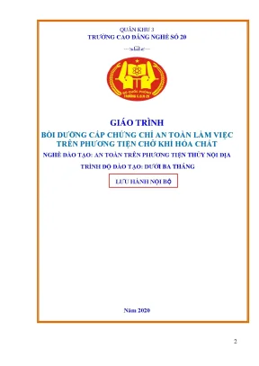 Giáo Trình Bồi Dưỡng Chứng Chỉ An Toàn Làm Việc Trên 