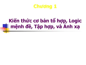 Kiến Thức Cơ Bản Về Tổ Hợp Và Logic Mệnh Đề